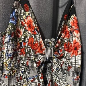 Front Rutched Jumpsuit!